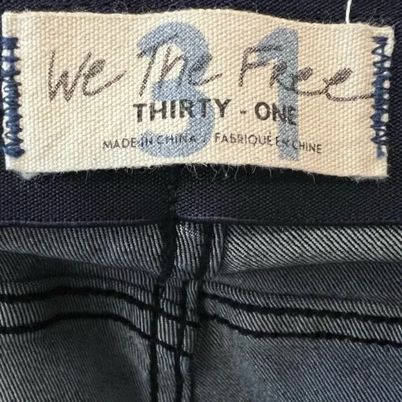 We The Free Dark Blue Penny Pull On Flare Jeans π» - Picture 6 of 9